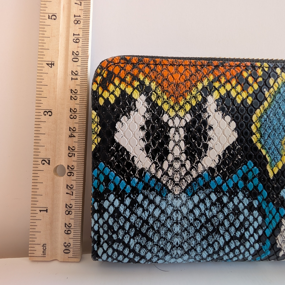 Multicolor Snake Print Wallet - image 4